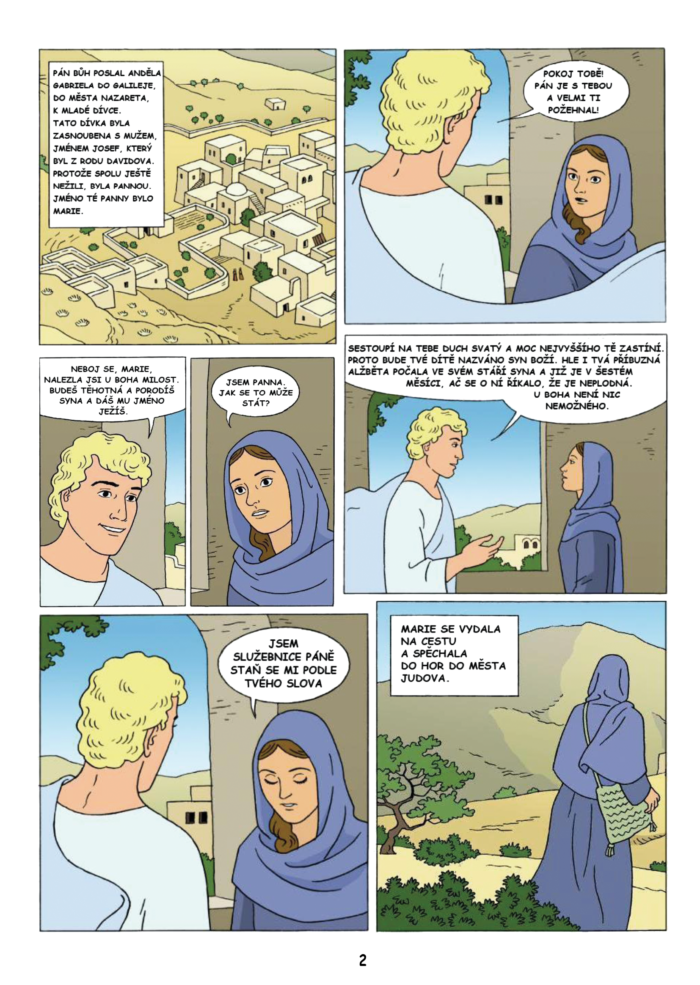 Komiks: Zvěstování