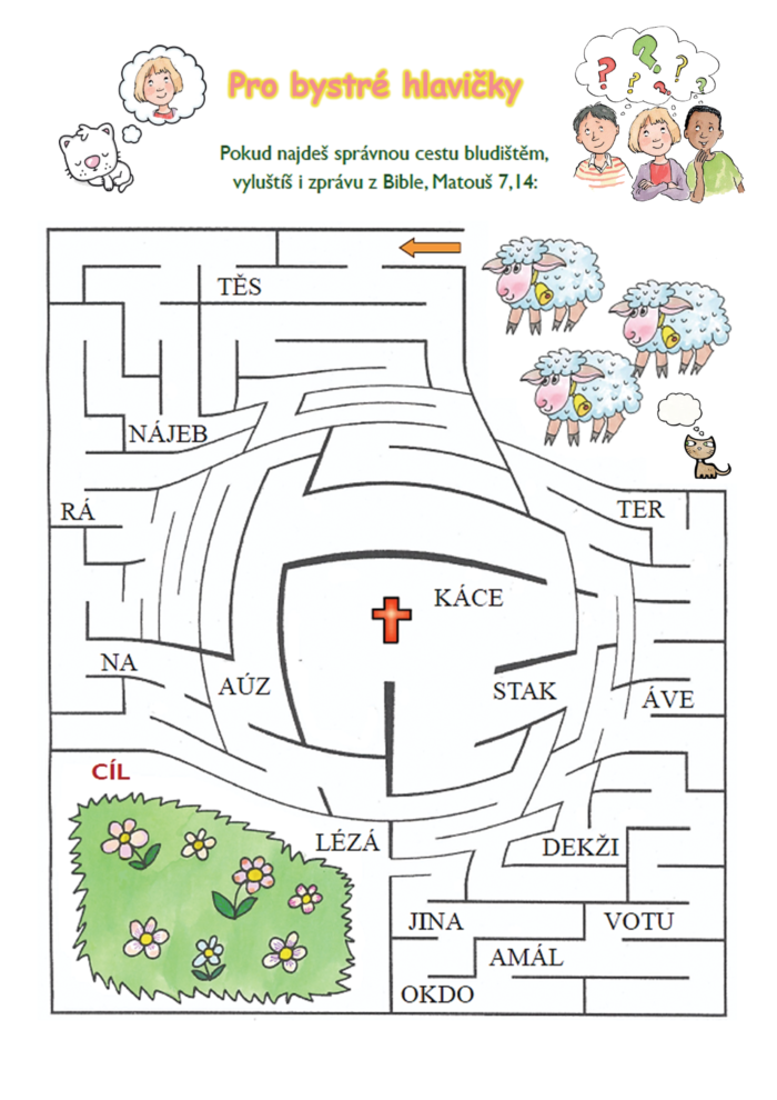 Bludiště s tajenkou