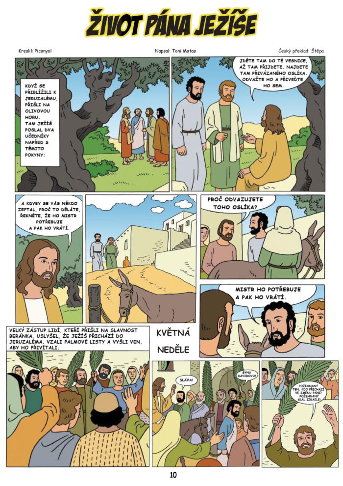 Komiks: 6. Květná neděle