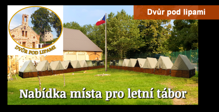 Dvůr pod Lipami: Nabídka zázemí pro letní tábory