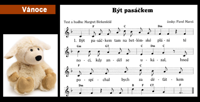 Písničky: 13. Vánoční zpívání - Být pasáčkem
