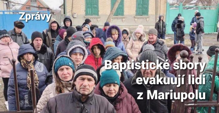 Zprávy: Regionální baptistické sbory evakuují lidi z Mariupolu