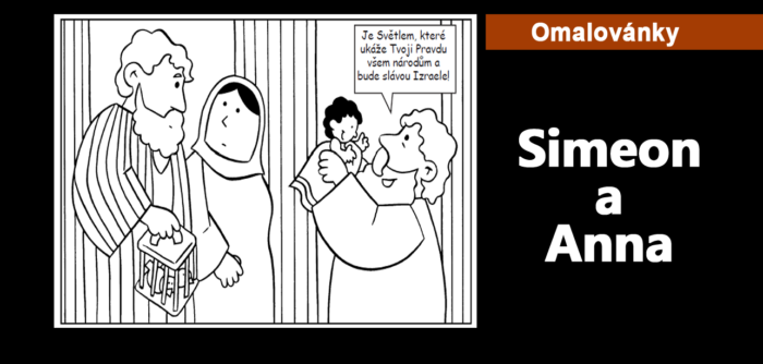 Omalovánky: 14. Simeon a Anna