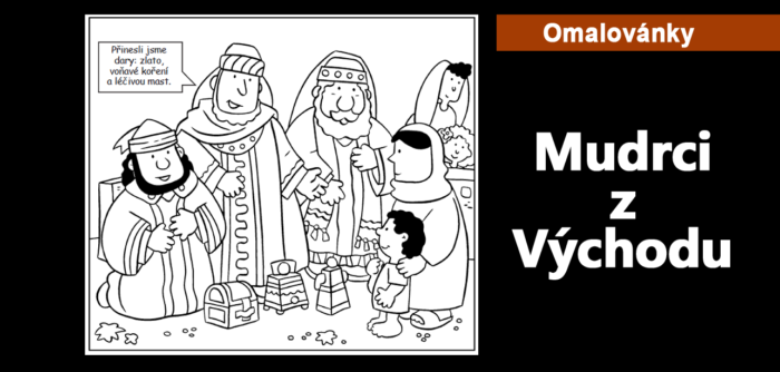 Omalovánky: 15. Mudrci z Východu