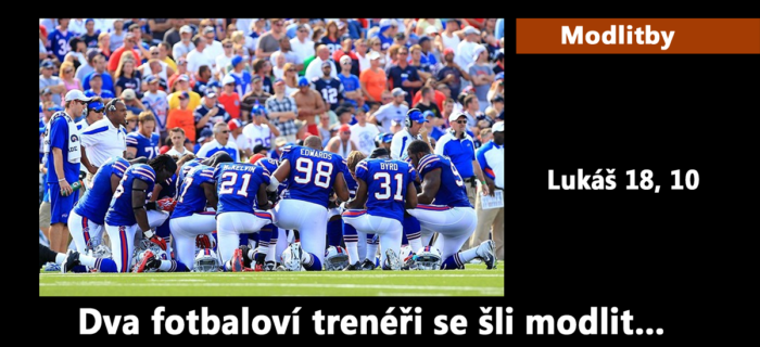 Modlitby: Dva fotbaloví trenéři se šli modlit…