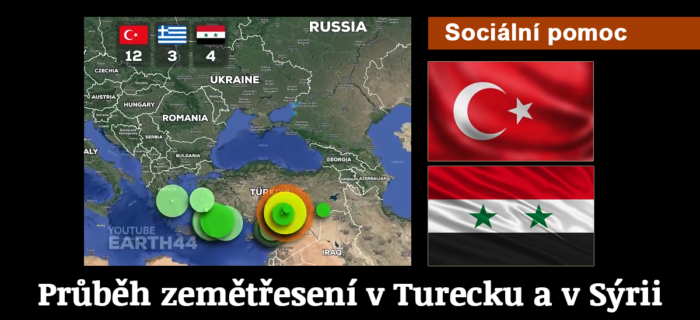Sociální pomoc: 108. Průběh zemětřesení v Turecku a v Sýrii