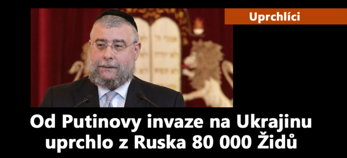 Uprchlíci: Od Putinovy ​​invaze na Ukrajinu uprchlo z Ruska 80 000 Židů
