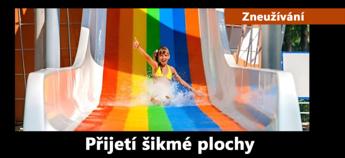 Zneužívání: Přijetí šikmé plochy