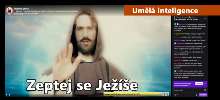 Umělá inteligence: Zeptej se Ježíše