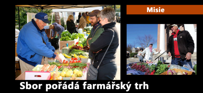 Misie: 264. Sbor pořádá farmářský trh