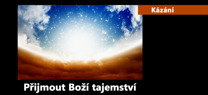 Kázání: Moje první (tříminutové) 