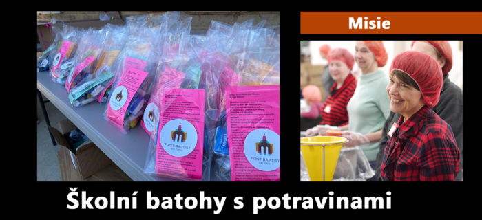 Misie: 265. Školní batohy s potravinami