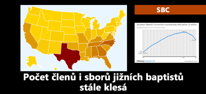 SBC: Počet členů i sborů jižních baptistů stále klesá