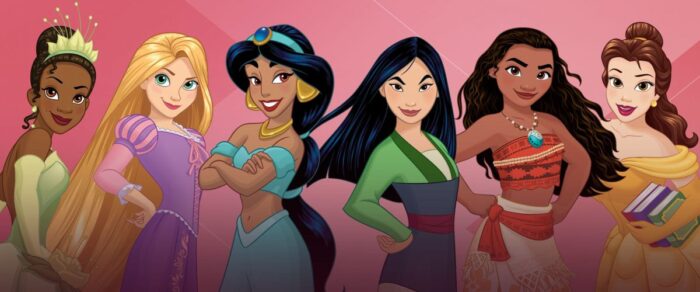 Disneyho princezny (obrázek se svolením společnosti Walt Disney Co.)