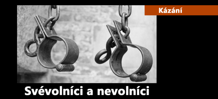 Kázání: 237. Svévolníci a nevolníci